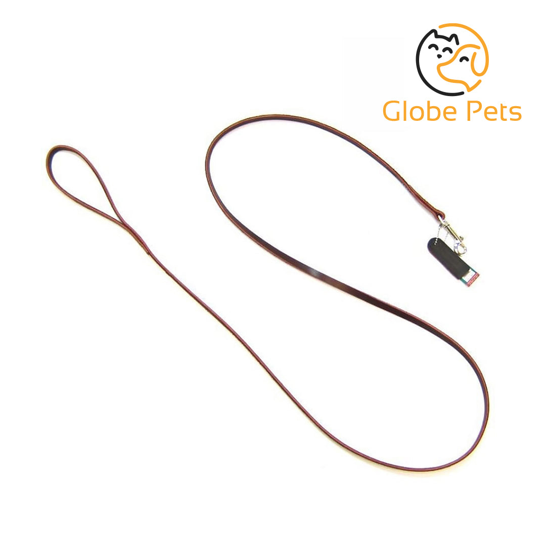 Globe Pets - Leather Lead - 6' Long x 3/8" Wide