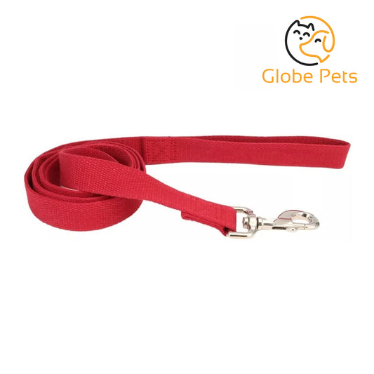 Globe Pets - Dog Lead Cranberry Red - 6 feet x 5/8"W